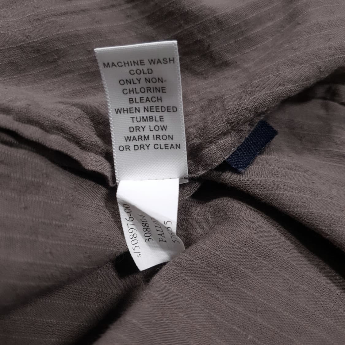 여성 L) 바나나리퍼블릭 셔링 리본 퍼프 반팔 블라우스 브라운 상품이미지6