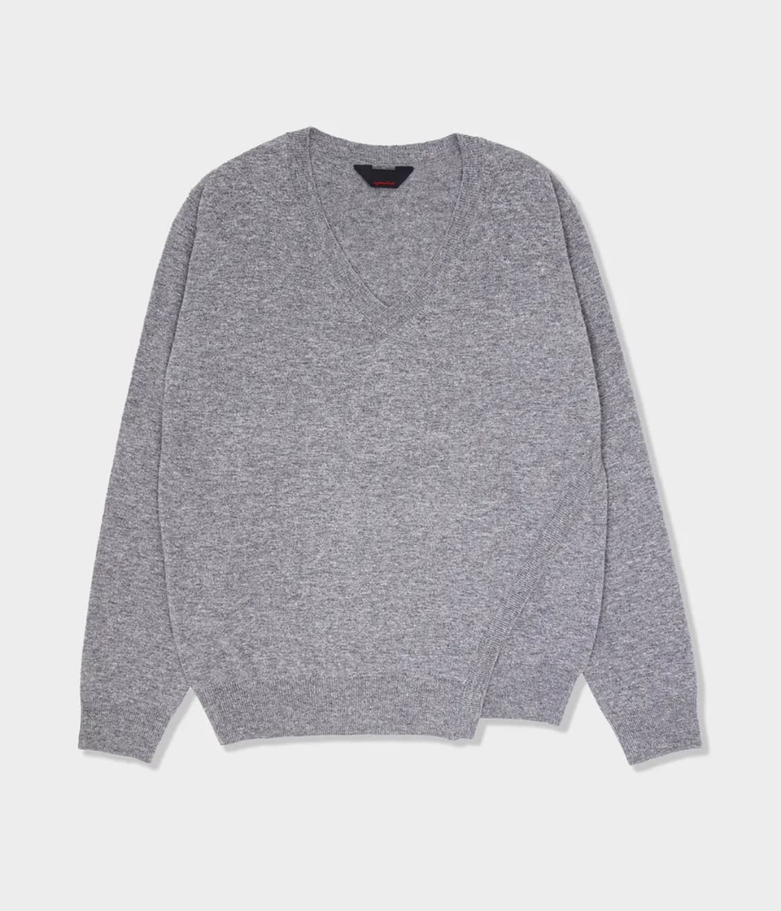 [L] 애니타임로릭 브이넥 니트 그레이 상품이미지1