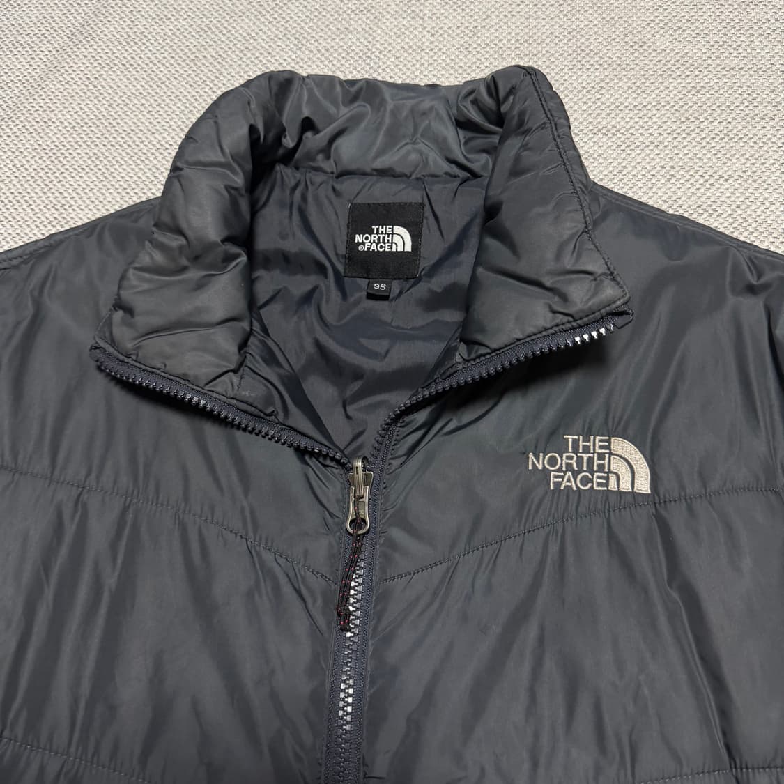 노스페이스 배색 경량패딩 자켓 상품이미지2