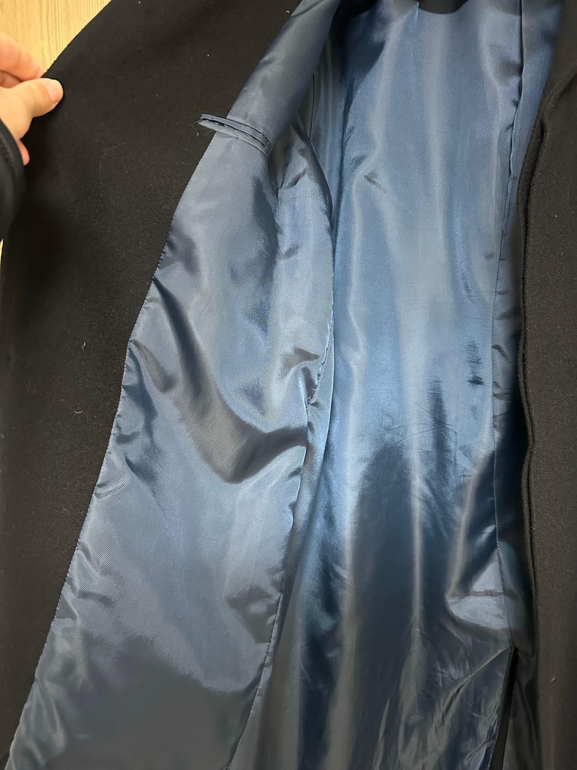 밈 더워드로브 히든 싱글코트 블랙 (100) 상품이미지9