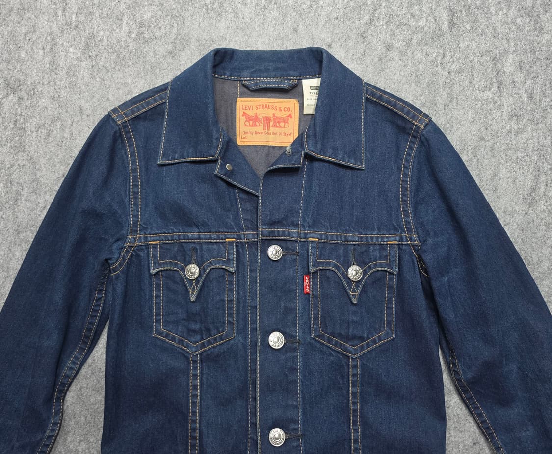 리바이스 타입원 아이코닉 데님자켓 청자켓 M 상품이미지4