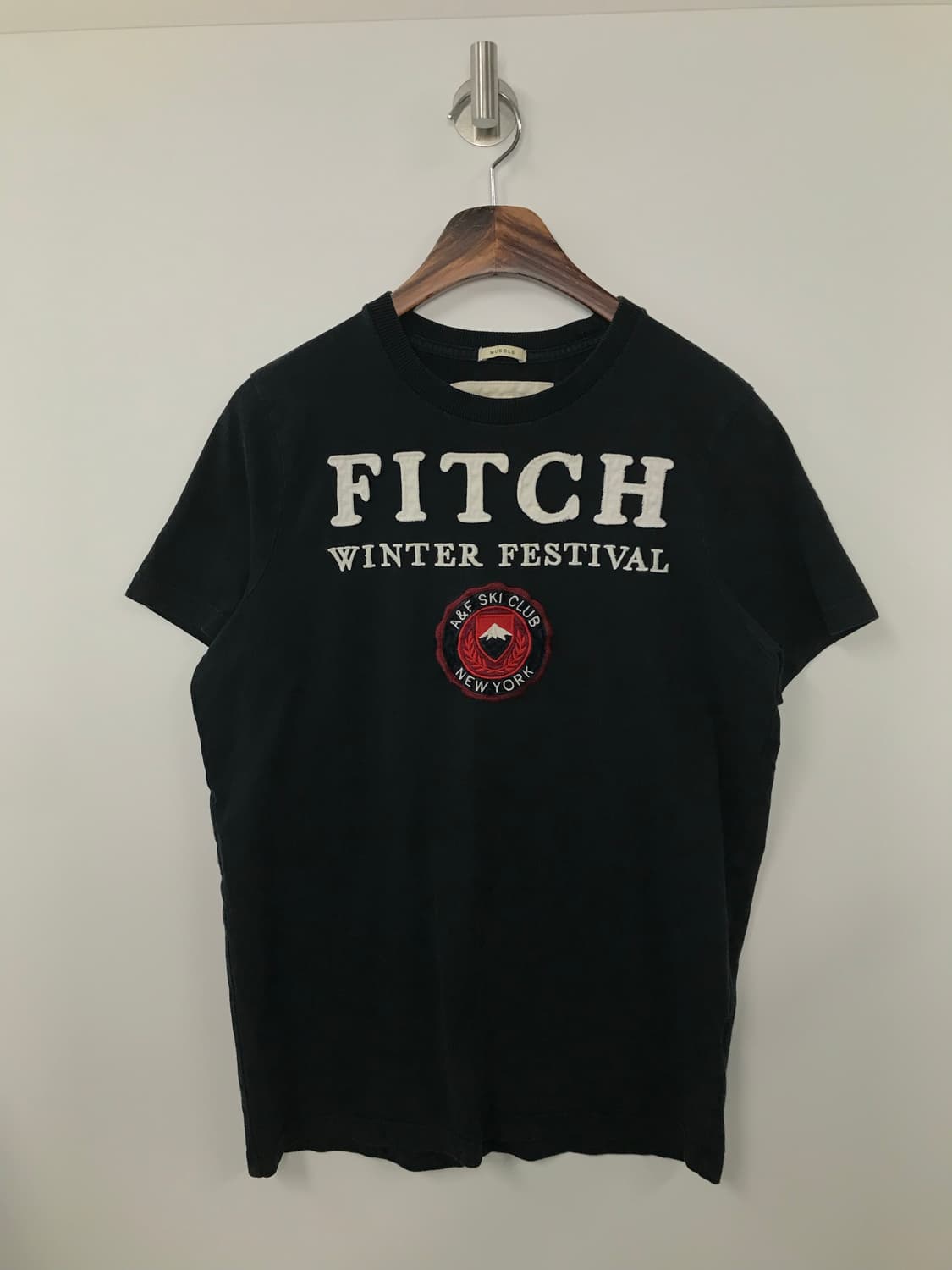 아베크롬비 y2k 와투케 네이비 반팔 티셔츠 상품이미지2