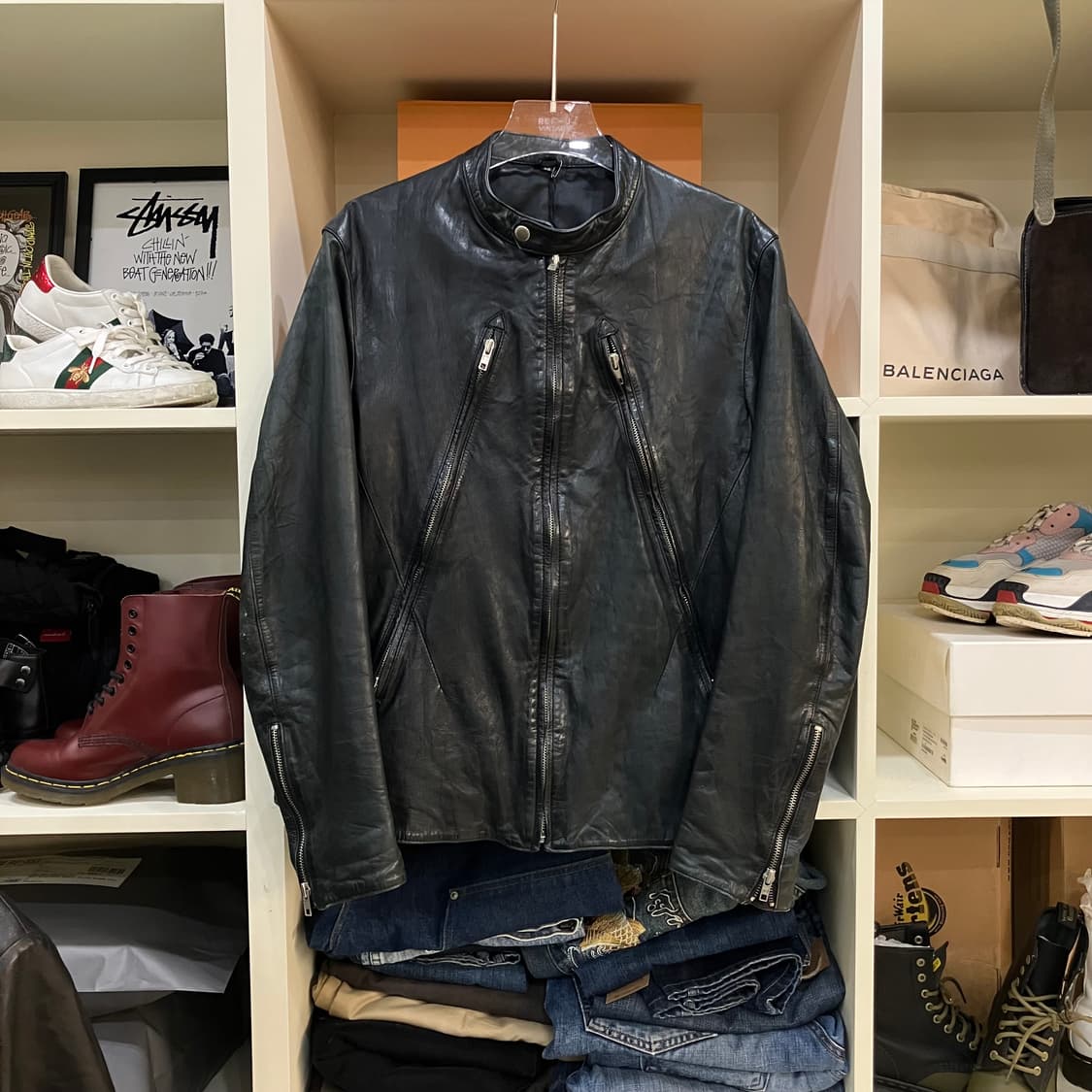 VTG 빈티지 레더 라이더 자켓 50 상품이미지1