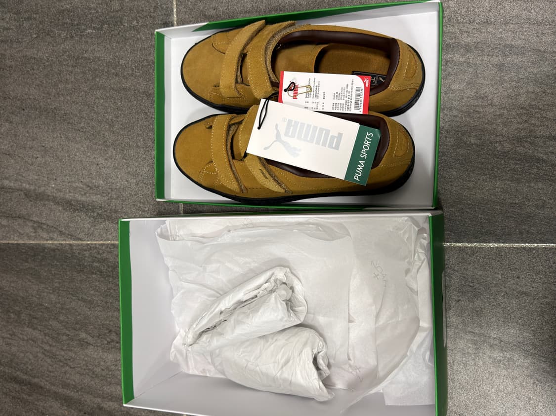 230 푸마 x 노아 스웨이드 클래식 골든 브라운 블랙 상품이미지4