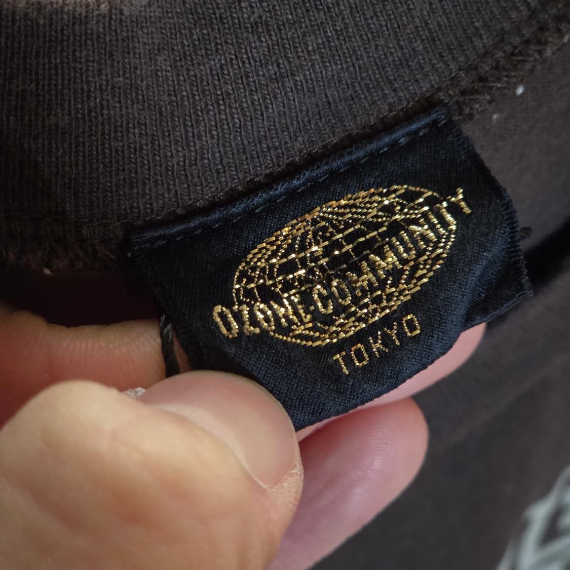 JPN 오존 커뮤니티 브라운 슬림핏 반팔 상품이미지6