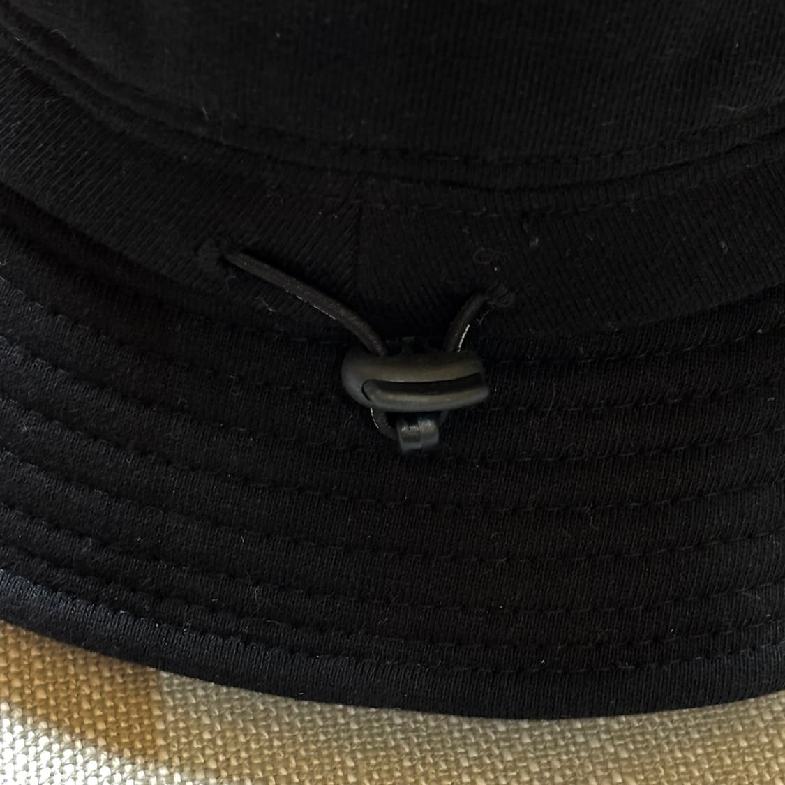 버킷(BUCKET) 블랙 속기모 코튼 로고 버킷햇 (남여공용) 상품이미지6