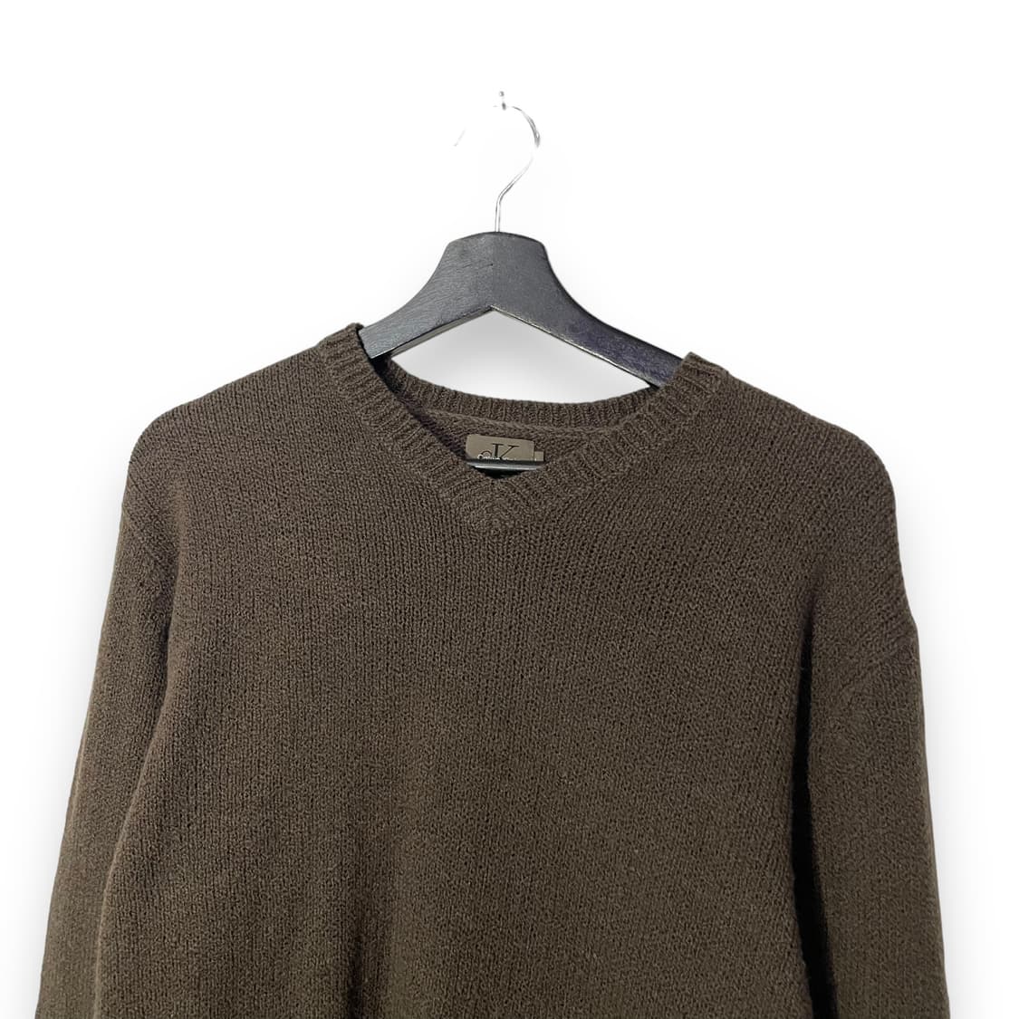 캘빈클라인 솔리드 브이넥 니트 상품이미지3