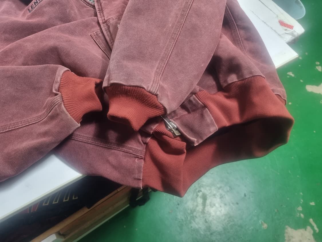 칼하트 후드 워크 자켓(j68brk)  Lennox 콜라보 레드 브라운 상품이미지8