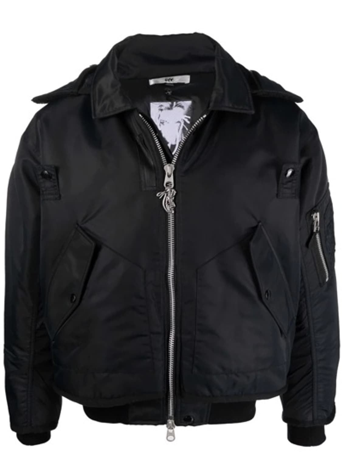 이티스 블랙 봄버 자켓 상품이미지2