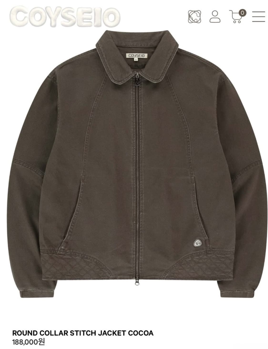 코이세이오 코코아 자켓 2 상품이미지1