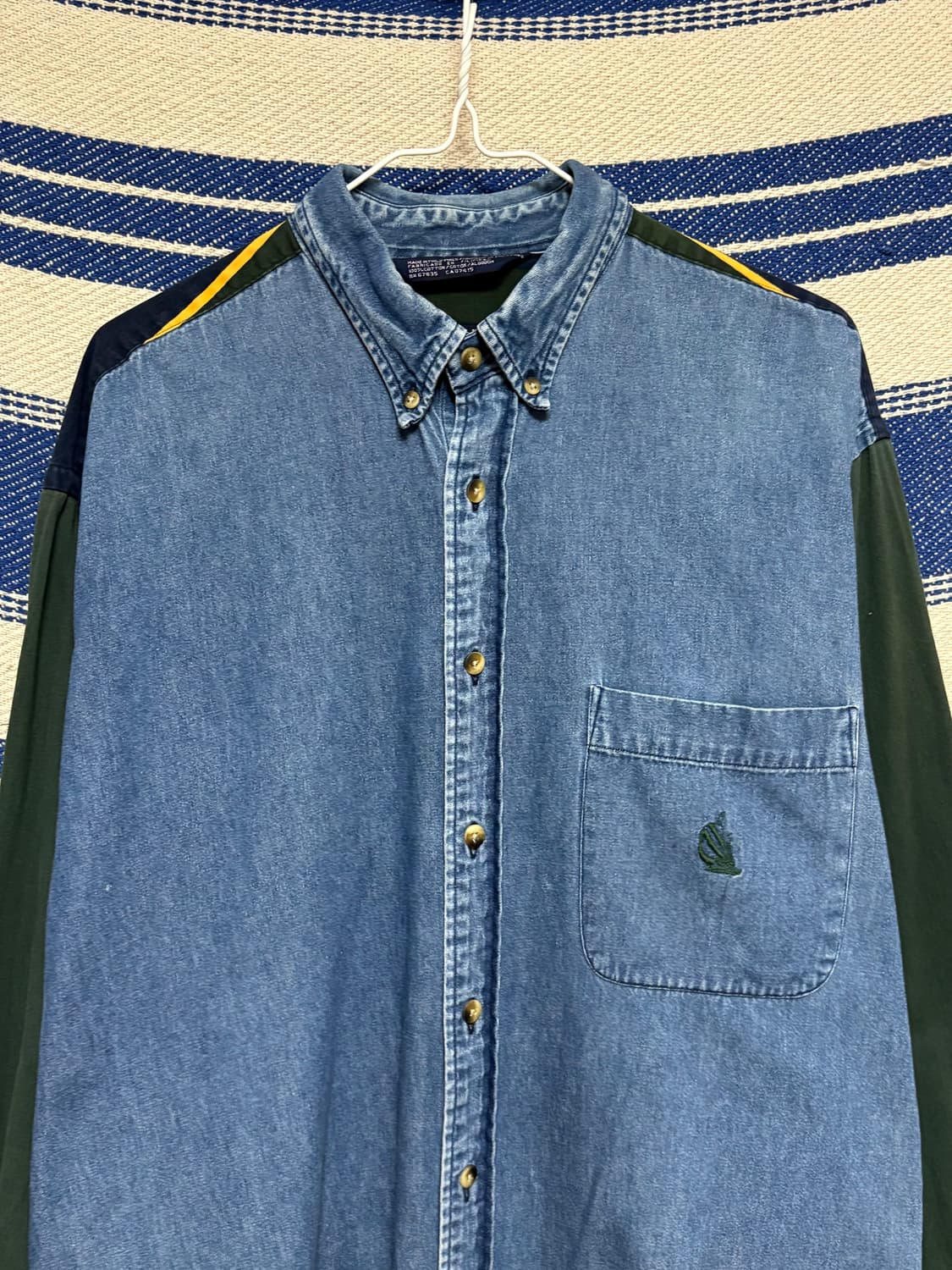 노티카 하이브리드 데님 셔츠 상품이미지2