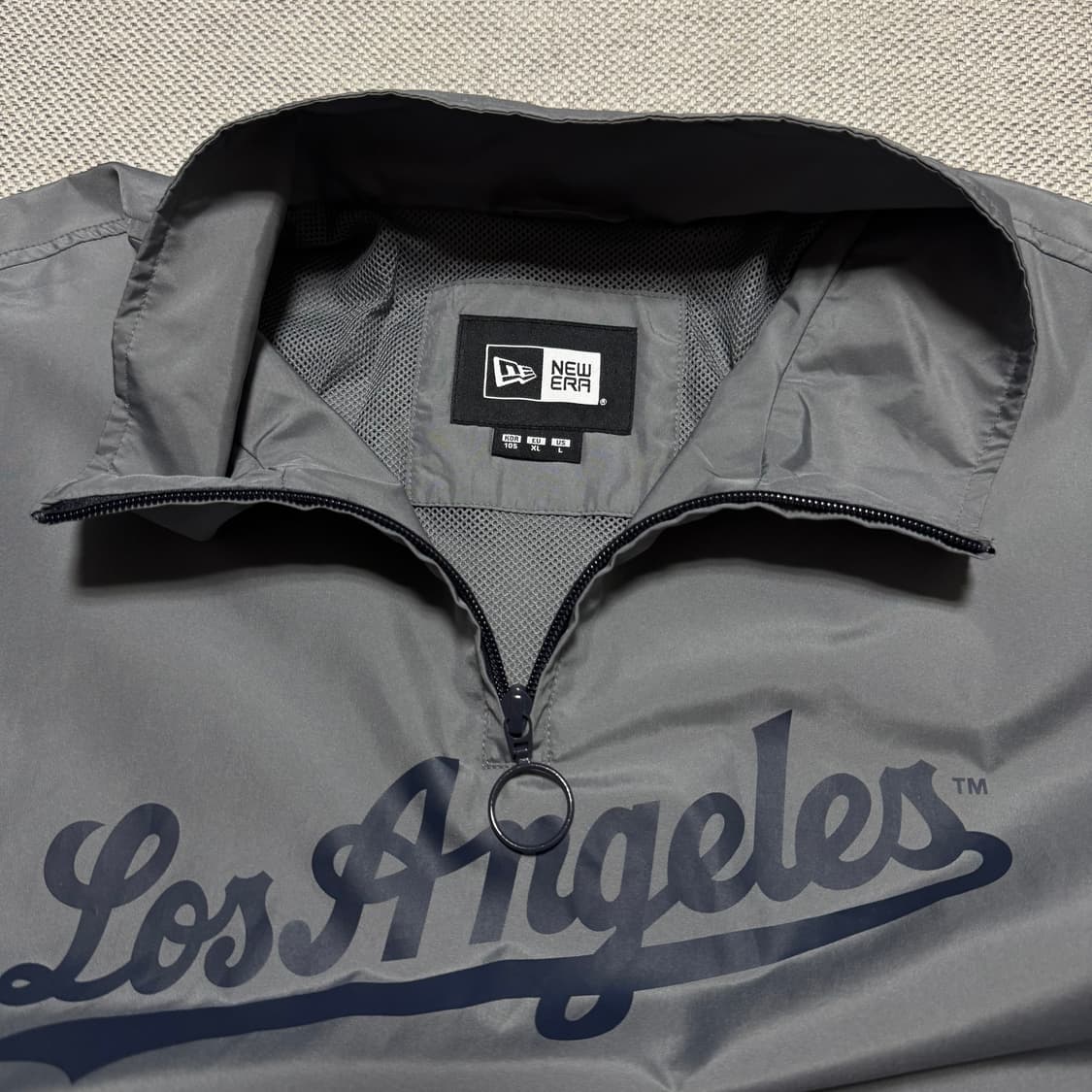 뉴에라 MLB LA 다저스 하프집업 아노락 상품이미지4