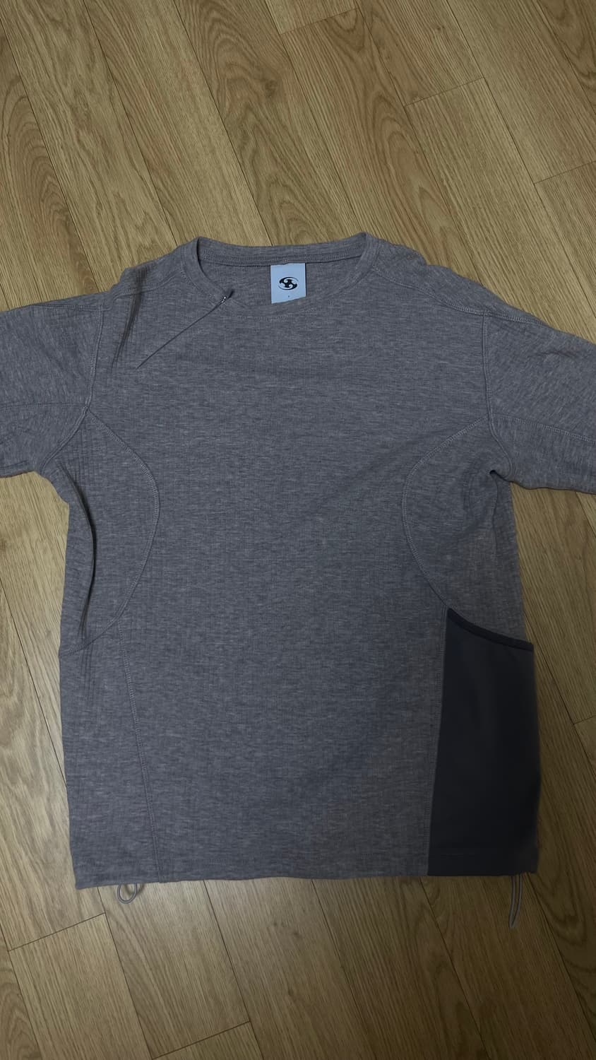 산산기어 리브드 롱슬리브 애쉬 핑크 상품이미지3