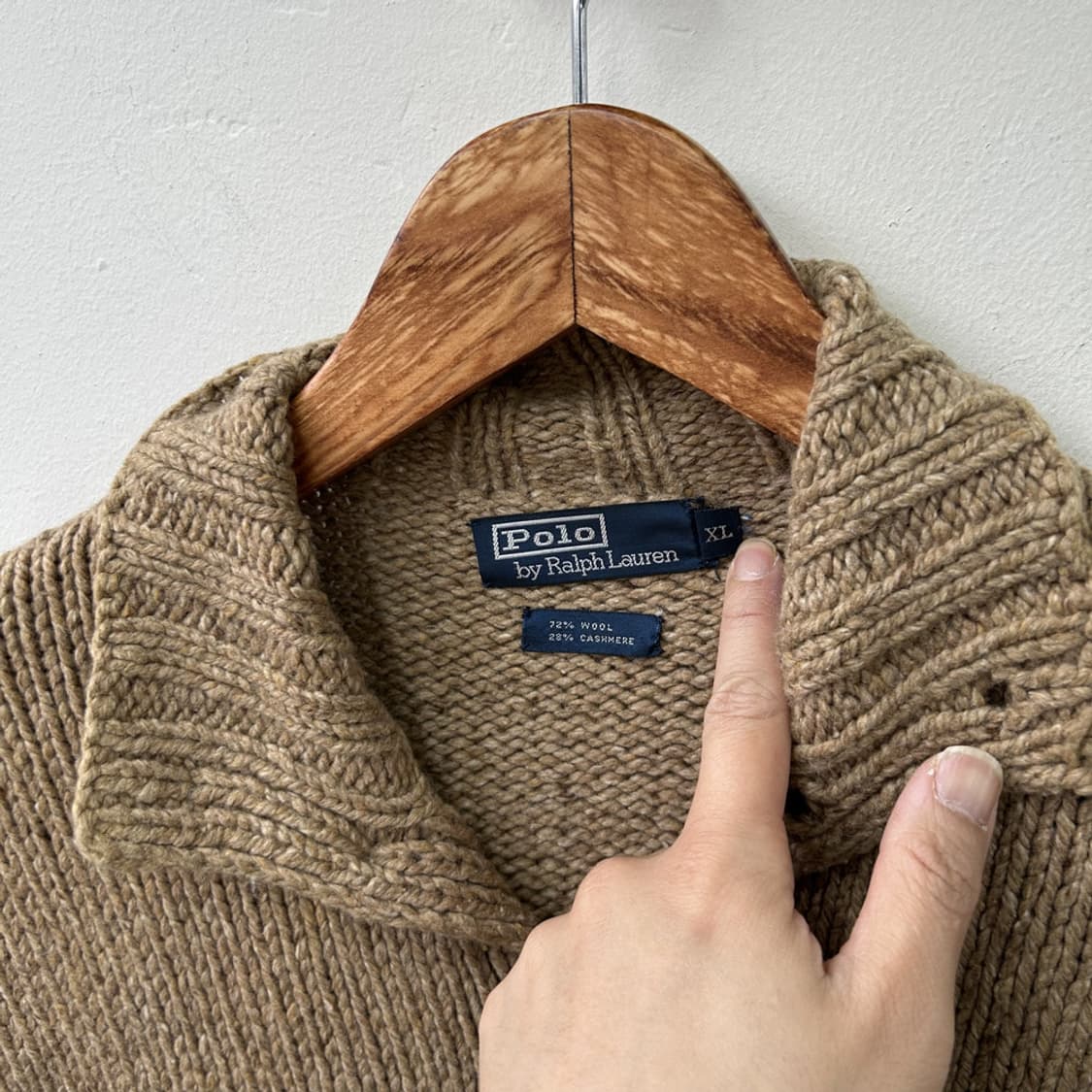 16369 - 폴로 랄프로렌 울 가디건 (울 72% 캐시미어 28%) 상품이미지5
