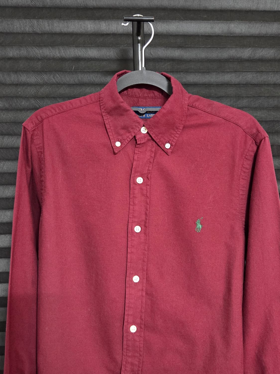 [폴로 랄프로렌] 버건디 포니 옥스포드 셔츠 판매합니다. 상품이미지2