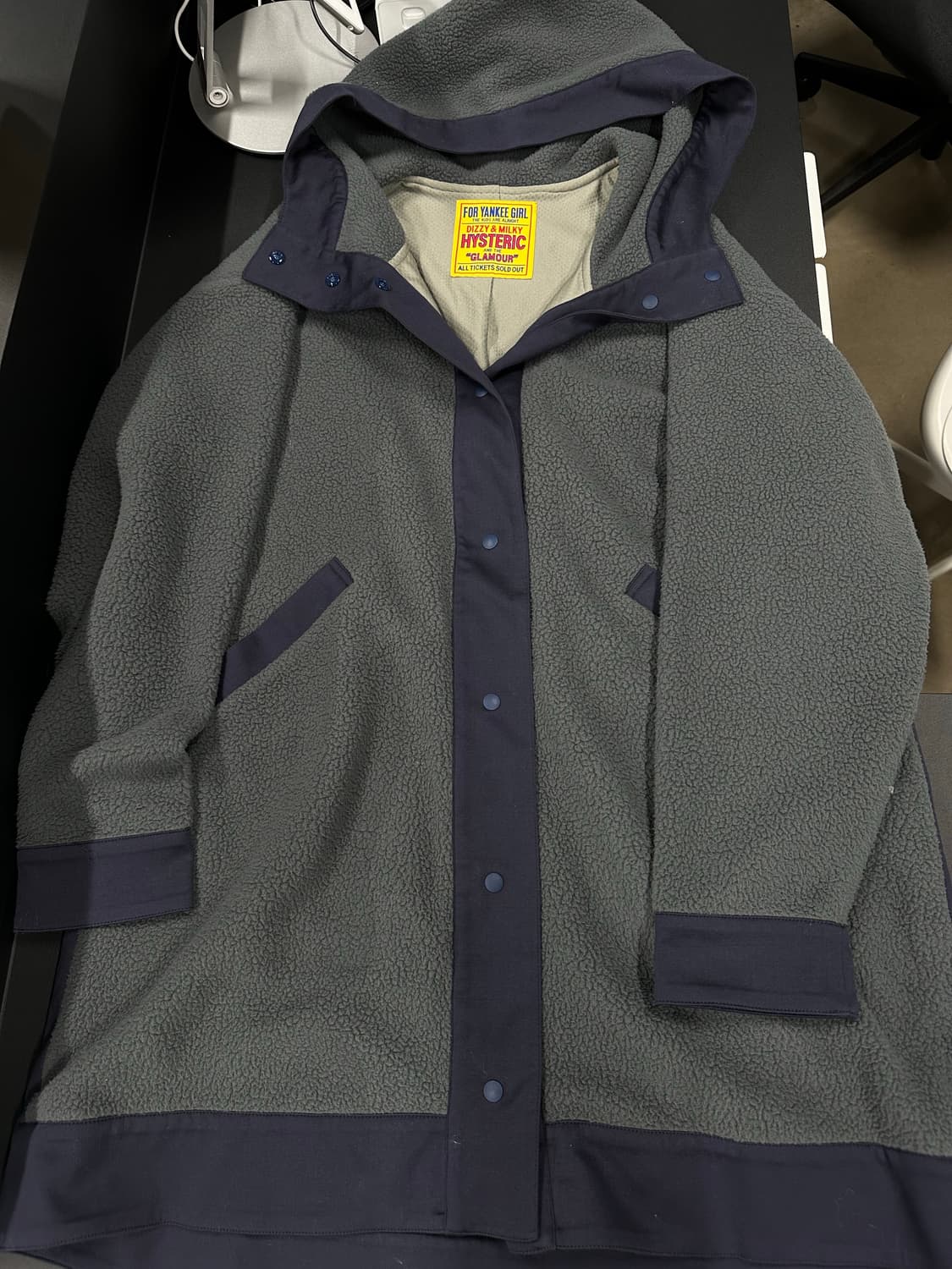 히스테릭글래머 롱 플리스 점퍼 상품이미지4