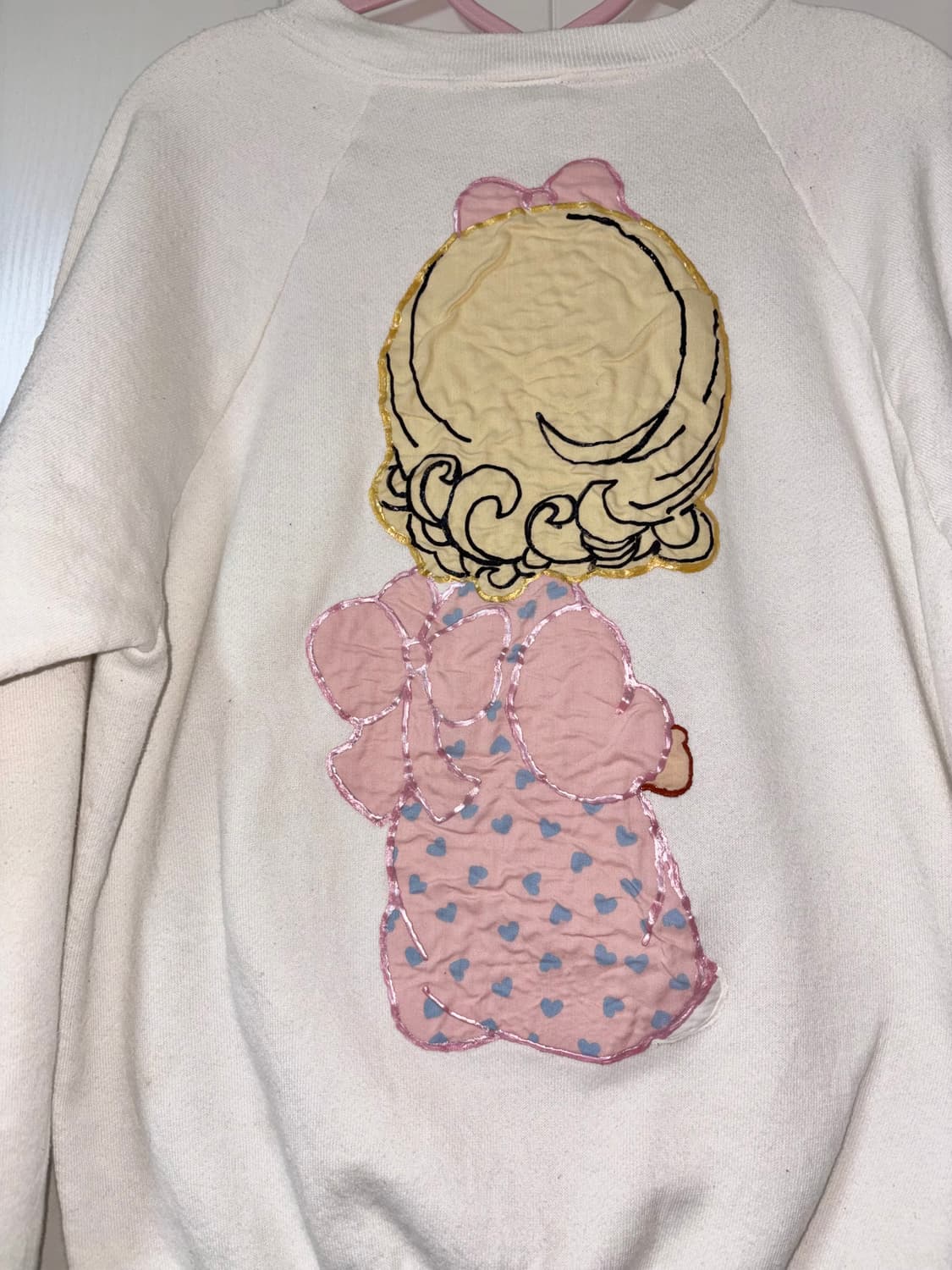 Precious Moments 패치워크 스웨트셔츠 상품이미지4