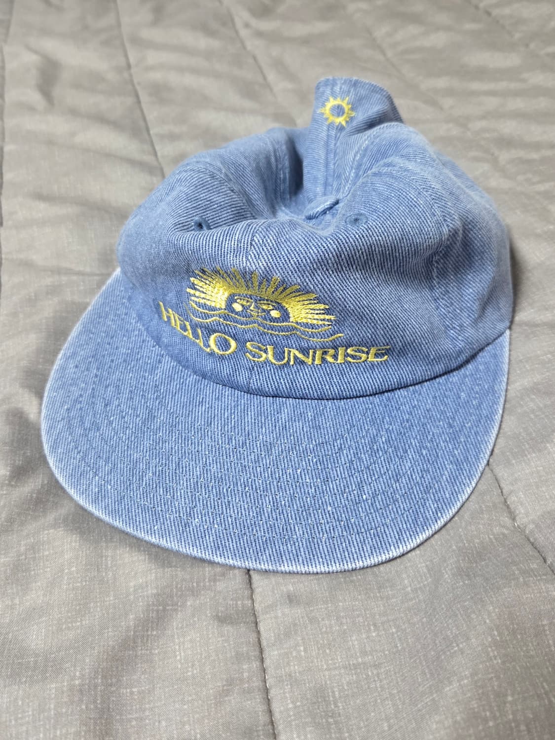 헬로 선라이즈 6Panel Cap_Denim Blue 상품이미지2