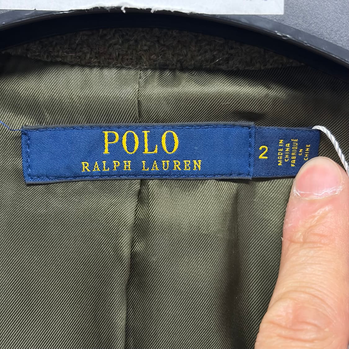 폴로 랄프로렌 헤링본 울 트위드 자켓 상품이미지3