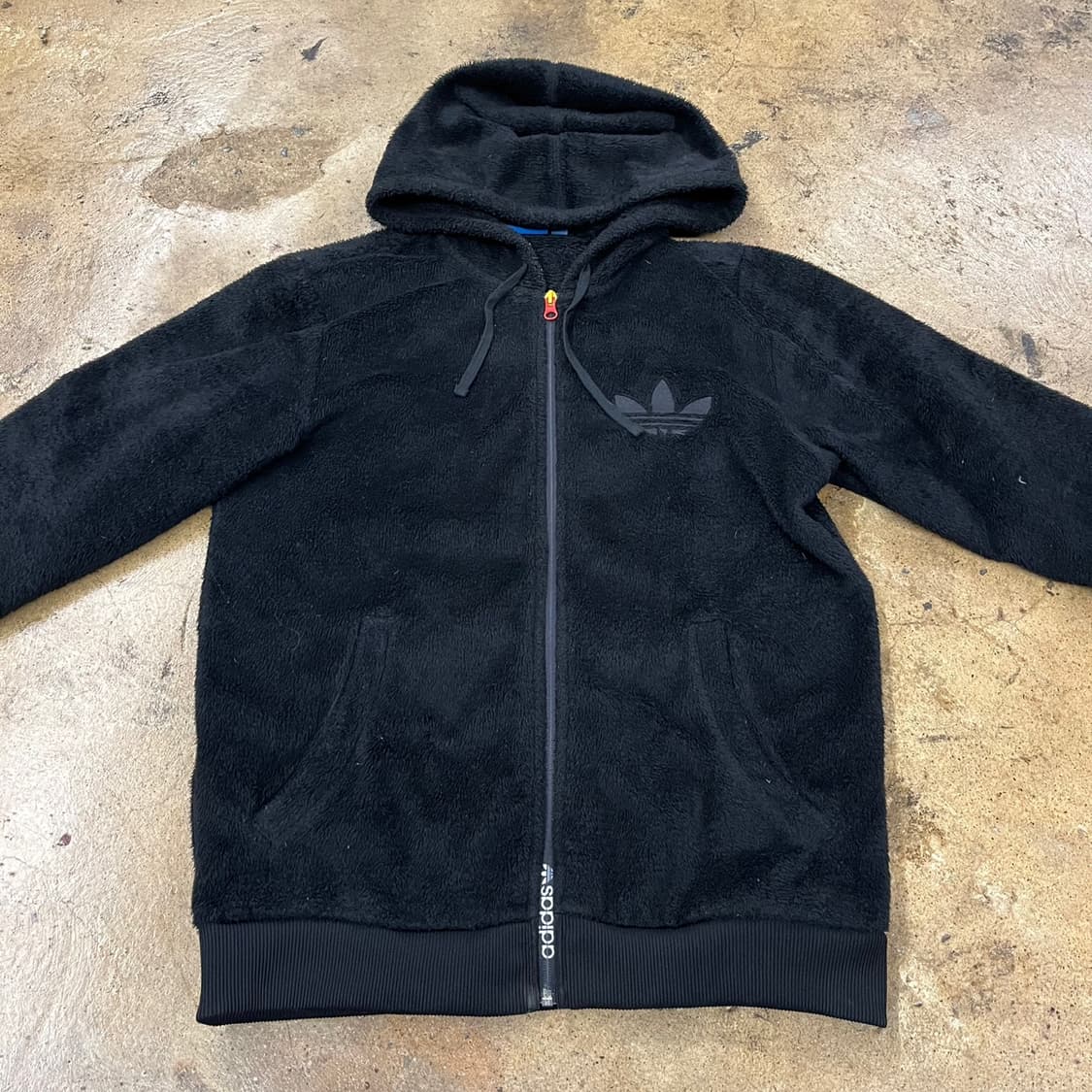 아디다스 카모 밀리터리 백로고 빅로고 후리스 후드집업 100 상품이미지3