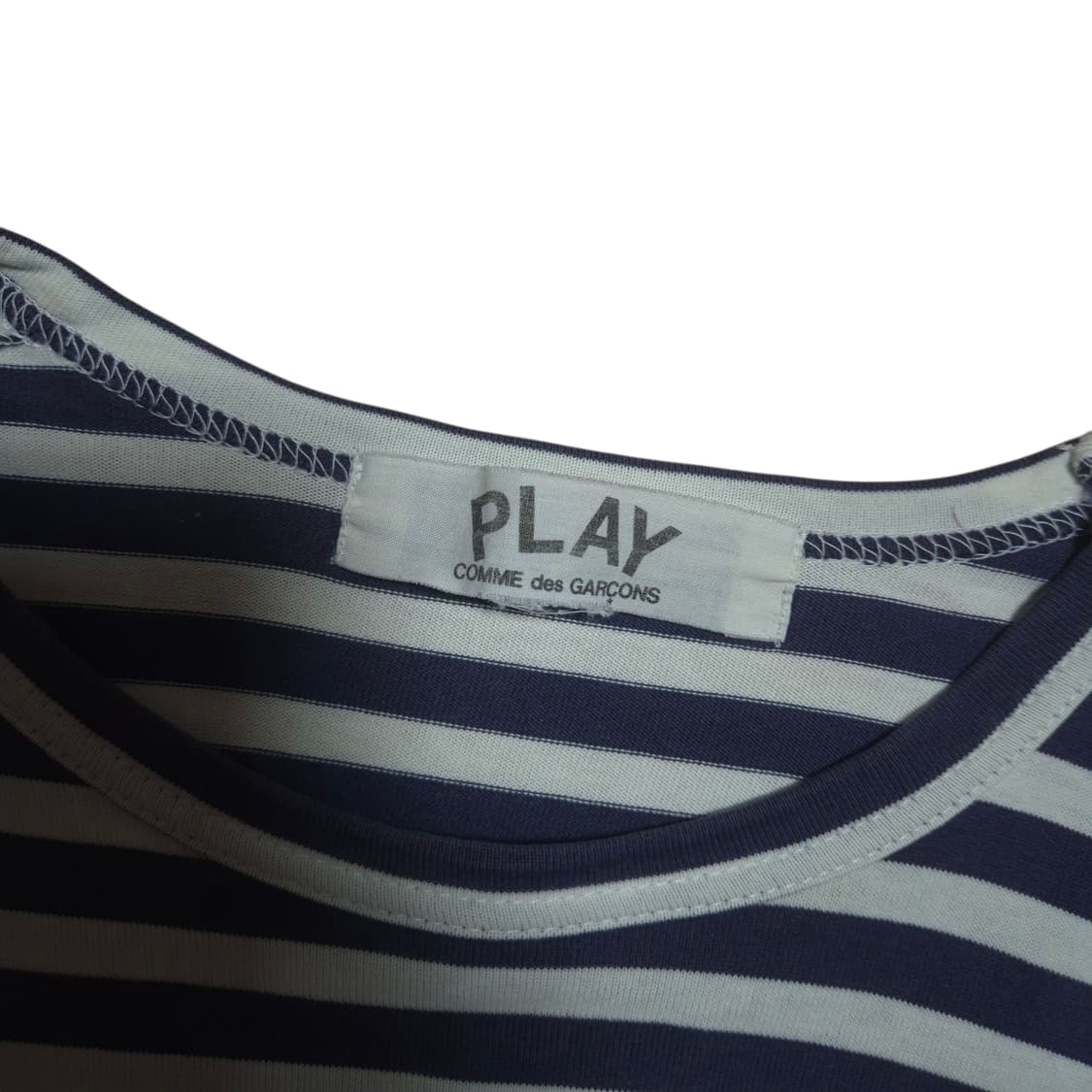 꼼데가르송 플레이 네이비 스트라이프 롱슬리브 상품이미지4