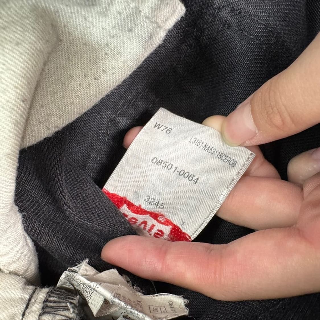 LEVI'S 501 빈티지 워싱 흑청 데님 팬츠 W 30 L 33 상품이미지5