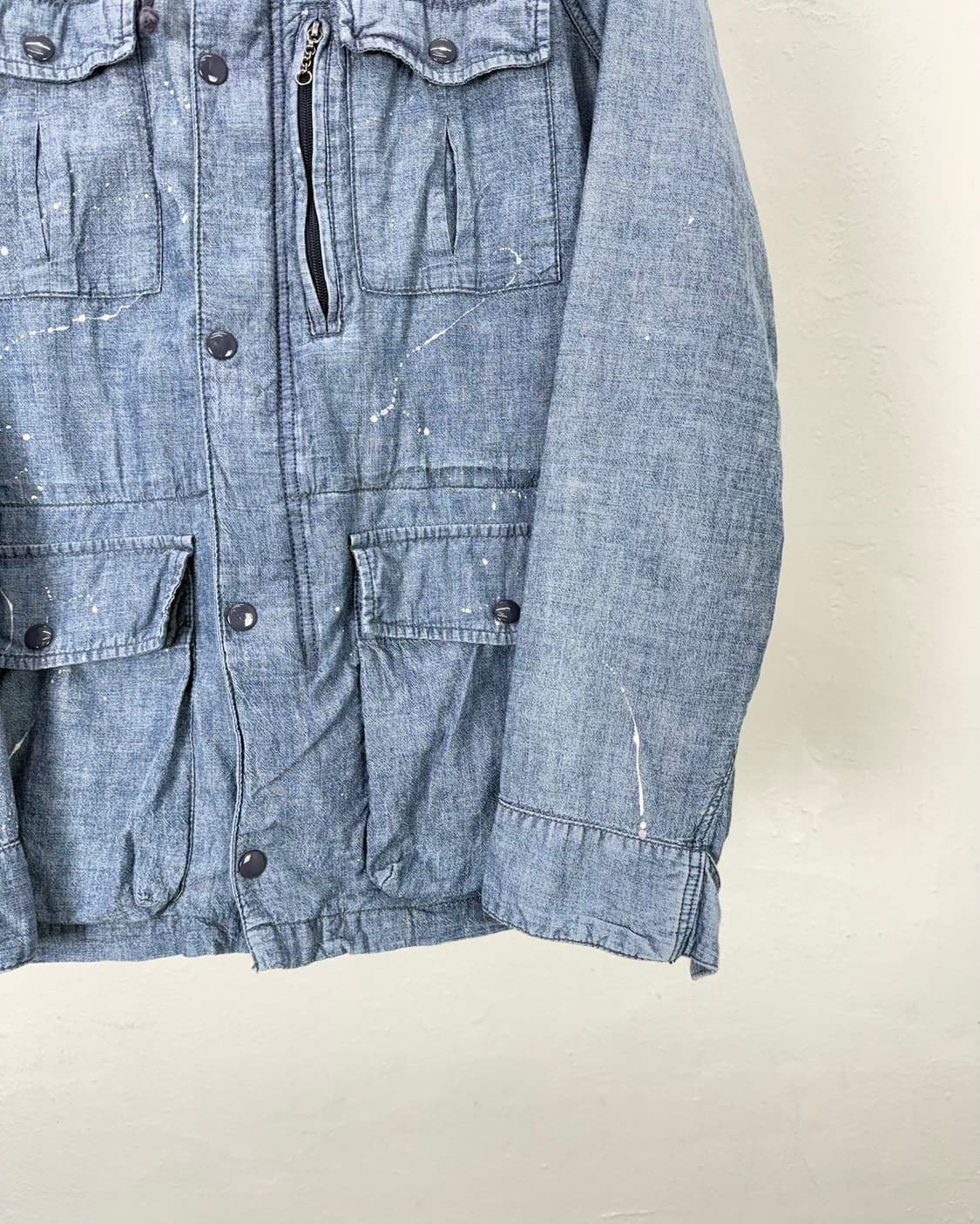 데님 앤 서플라이 랄프로렌 페인팅 사파리 데님 후디 자켓 상품이미지5