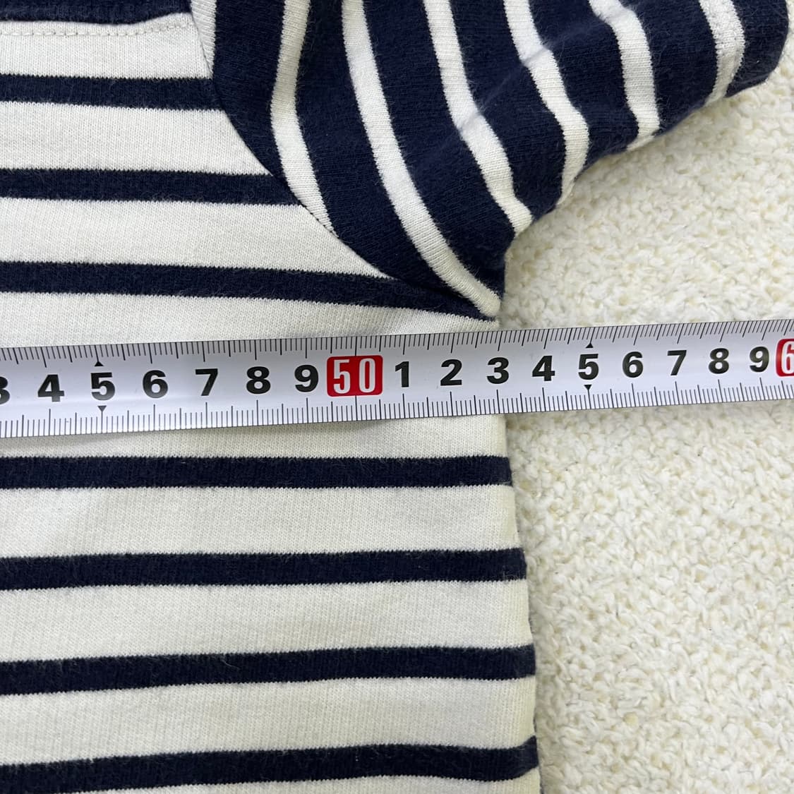 100 빈폴 여성 스트라이프 반팔티 0319M 상품이미지7