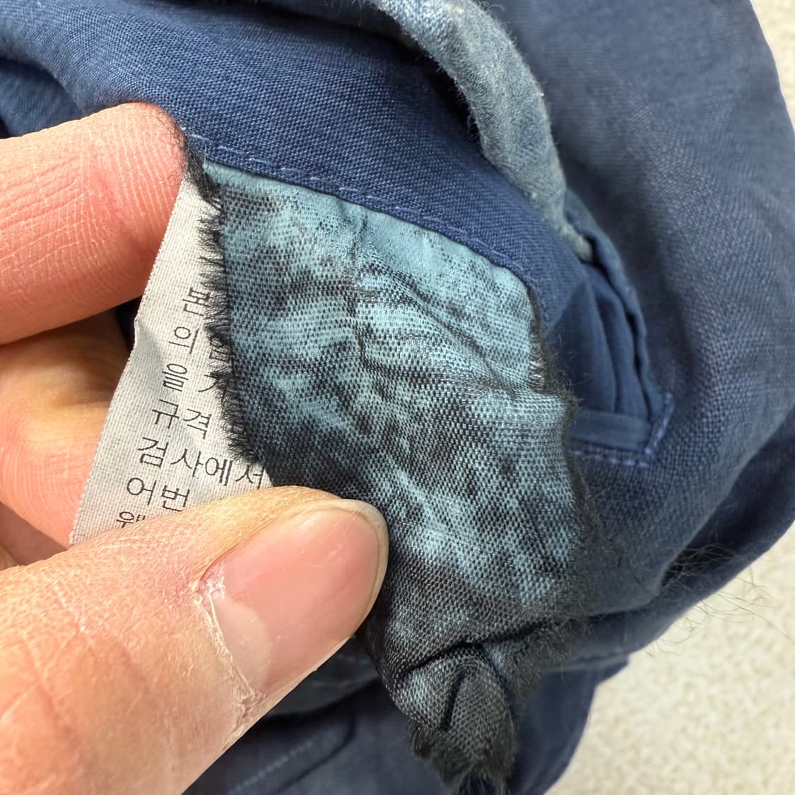 [100] 시리즈 투버튼 데님 자켓 0102T1 상품이미지3