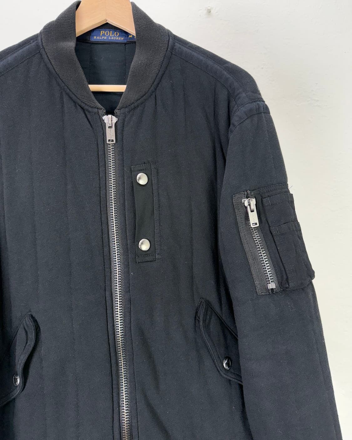 폴로 랄프로렌 블랙 타입 1 플레이트 봄버 자켓 상품이미지3