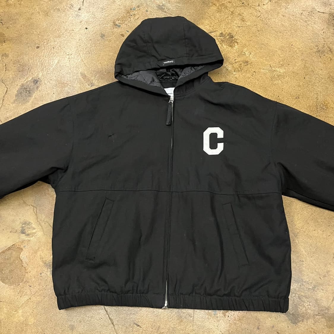 [정품/XL] 커버낫 후드 블랙 코치 자켓 b19 상품이미지3