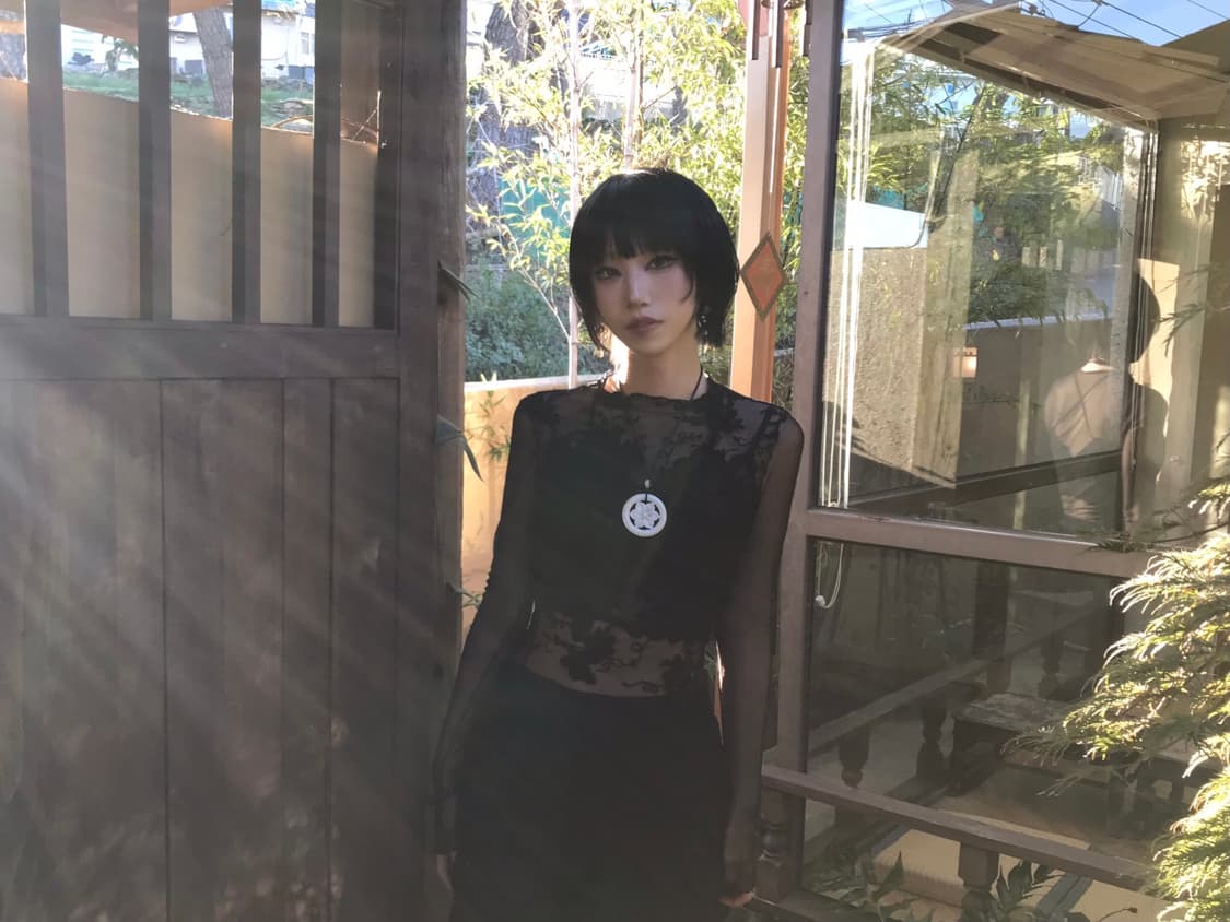 vintage oriental rose top 상품이미지2