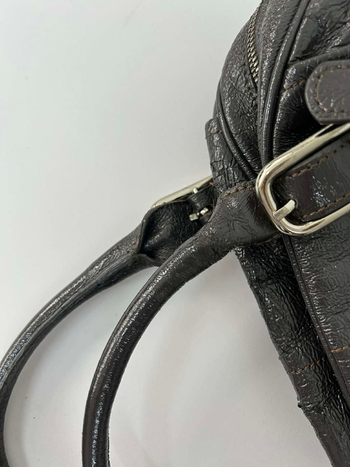 토즈 에나멜 가죽 보스톤 숄더 토트백 상품이미지6