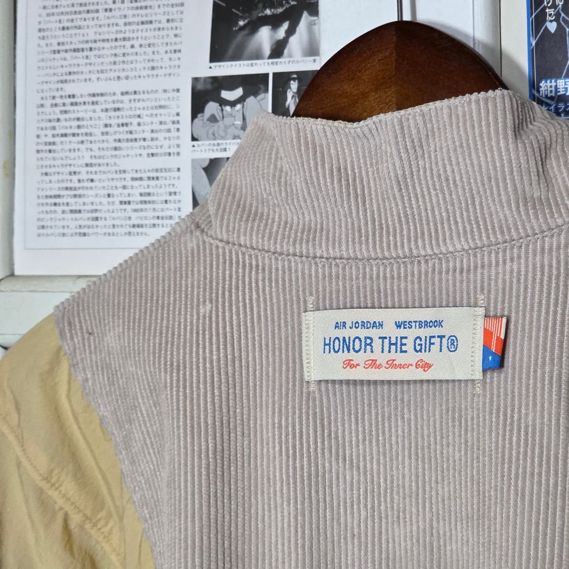 나이키 조던 X 러셀 웨스트브룩 오너 더 기프트 코듀 자켓 상품이미지6
