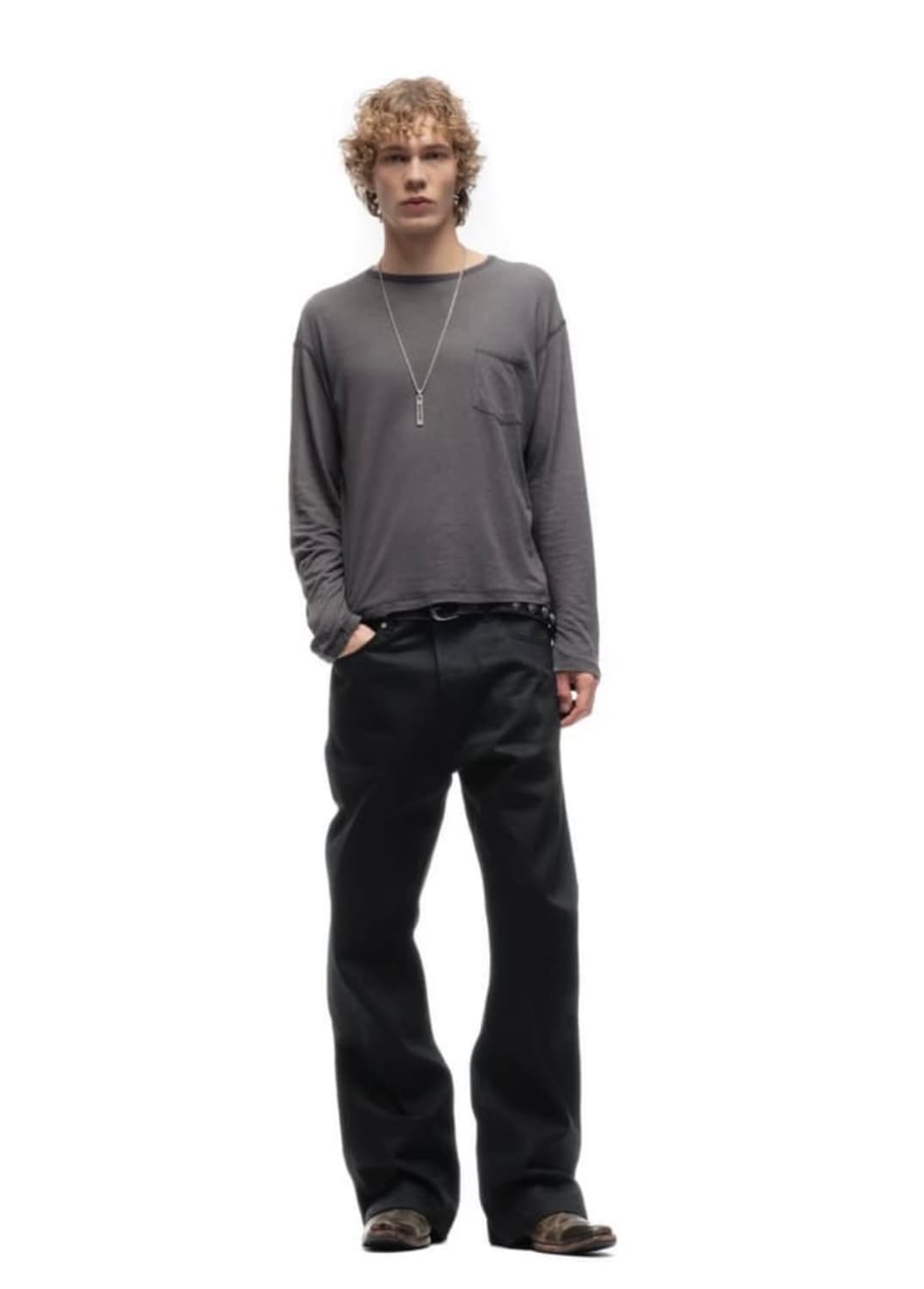 No faith studio 셀비지 부츠컷 데님 구매 원합니다! 상품이미지1