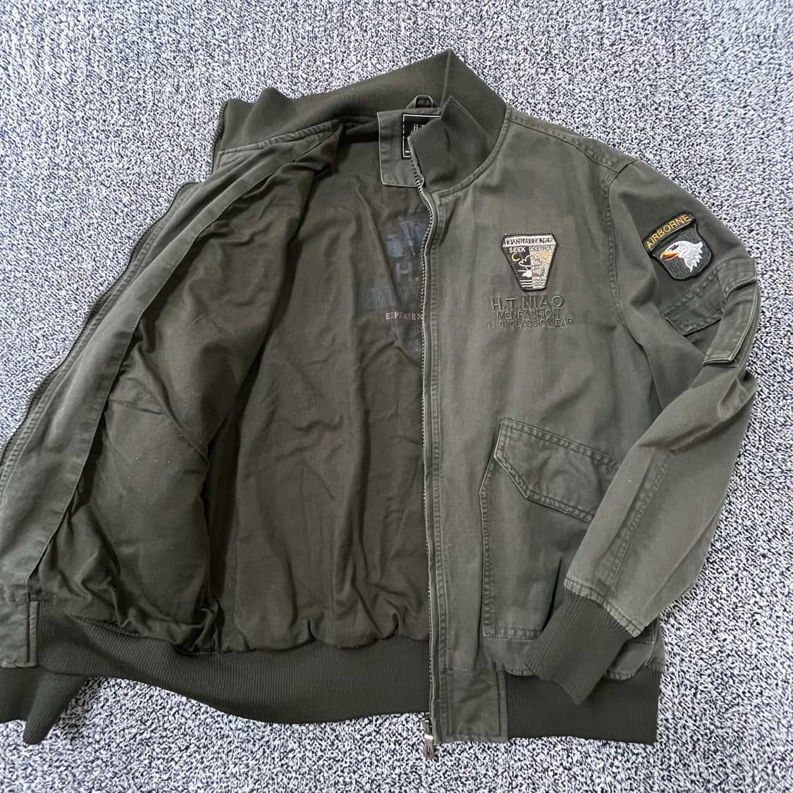 빈티지9. H.T. NIAO 밀리터리 플라이트 재킷 상품이미지6