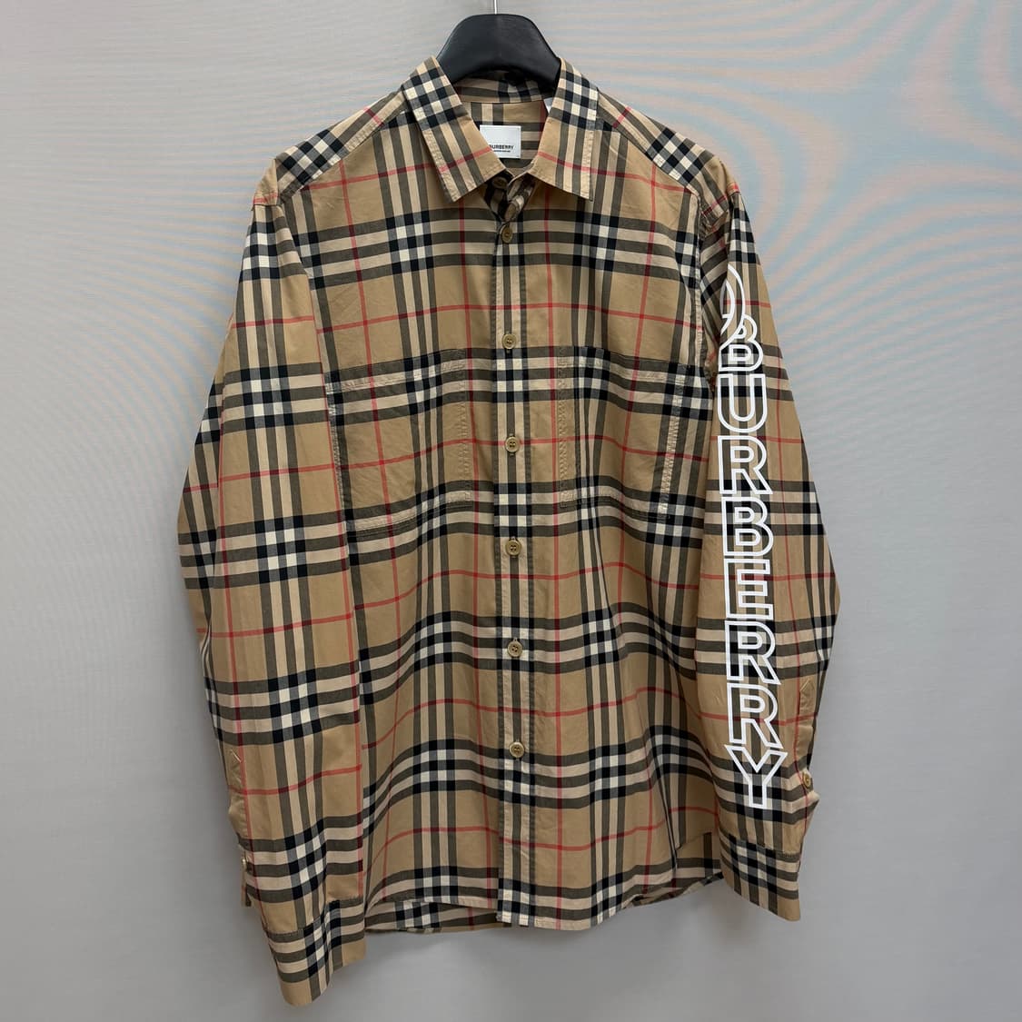 버버리 CAMERSON 로고 프린트 포플린 셔츠 ( 100~105 ) 상품이미지2