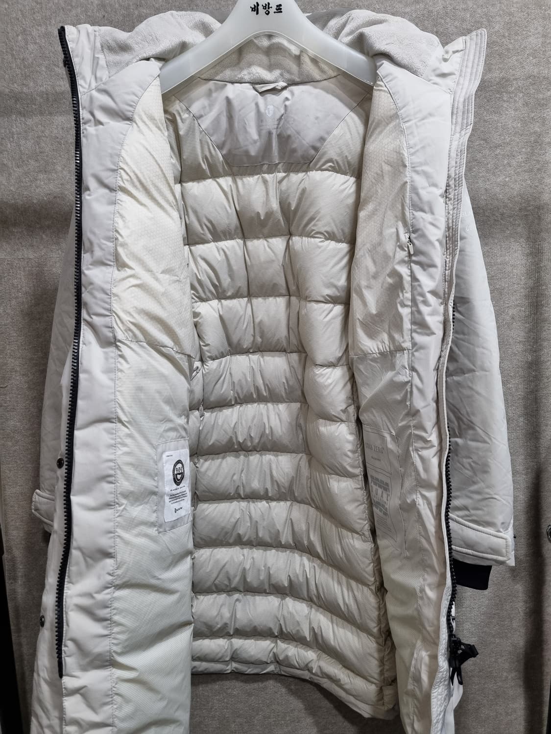 여성 100 블랙야크 거위털 패딩 상품이미지7