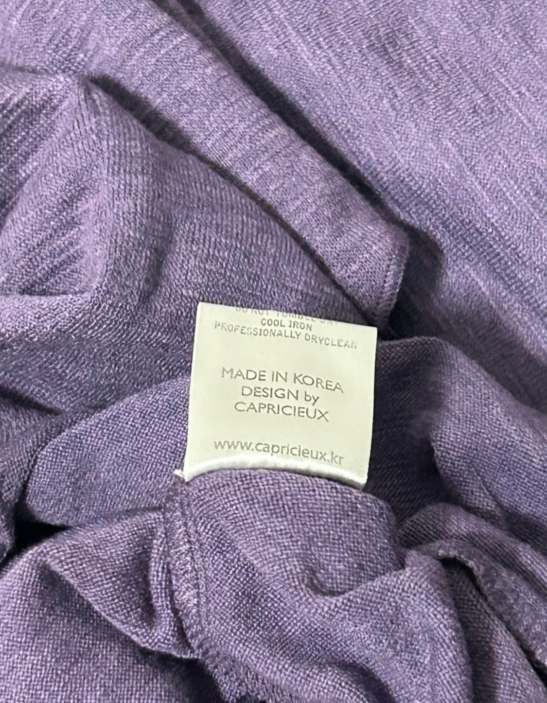 아이유 원피스 카프리슈 퍼플 상품이미지4