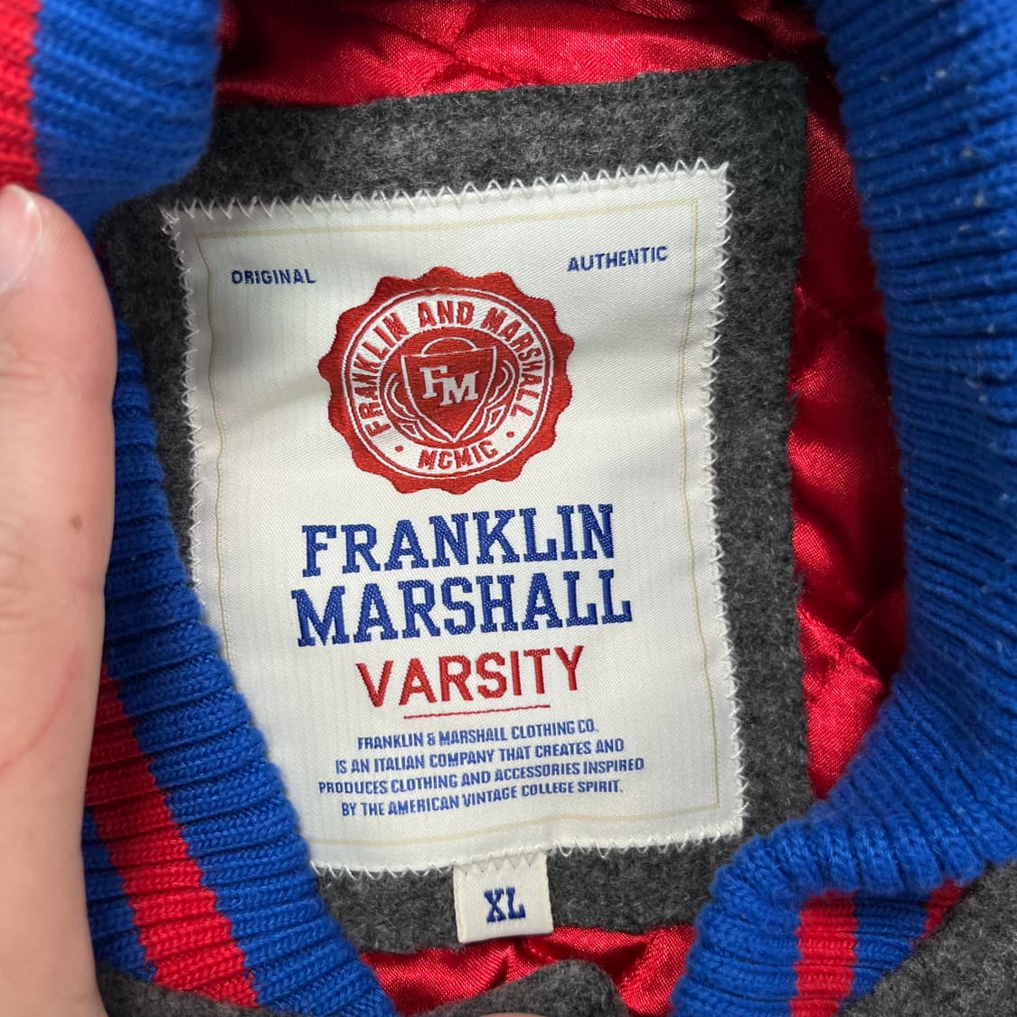 100 프랭클린x마르셀 스타디움 바시티 자켓 상품이미지4