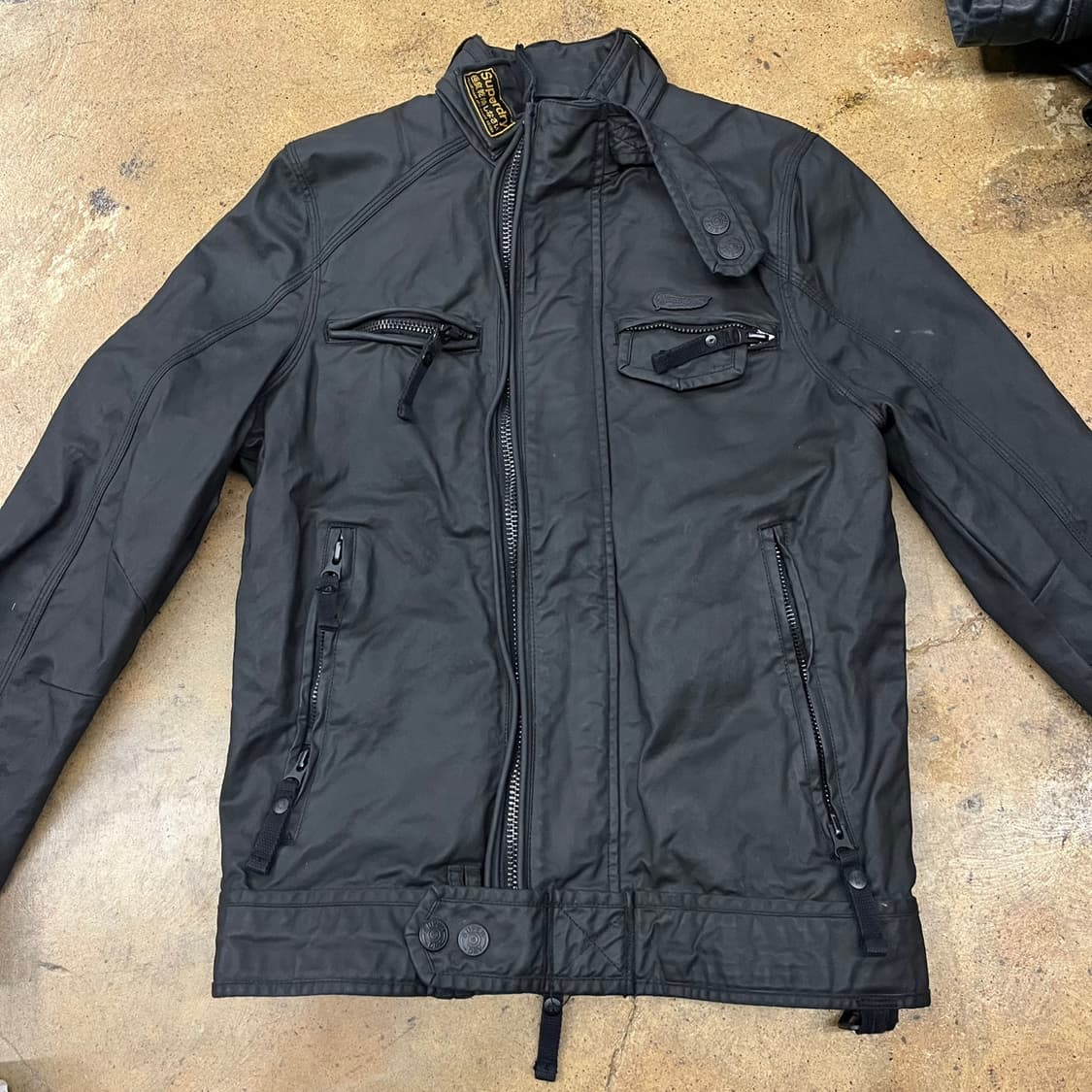 [정품] 슈퍼드라이 블랙 자켓 b19 상품이미지3