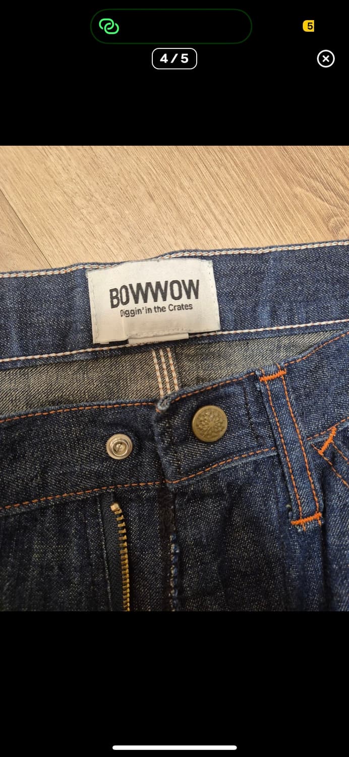 Bowwow바우와우 LBPD 프리즈너 데님팬츠 상품이미지4