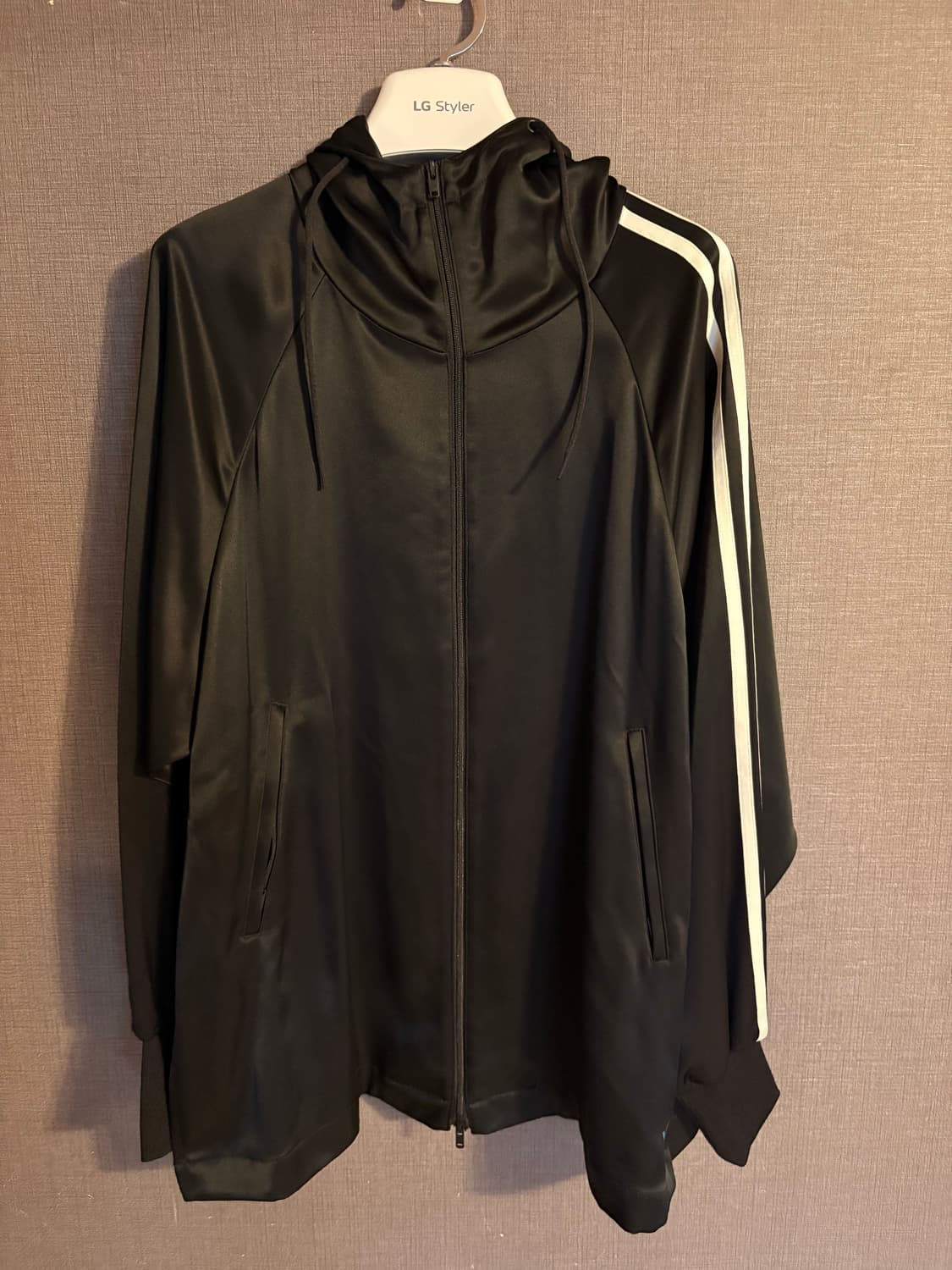 Y-3 3선 후드 집업 XS 블랙 상품이미지1