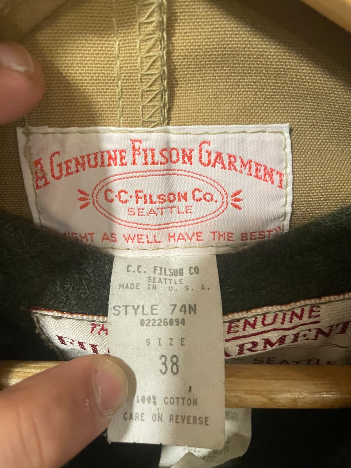 필슨 헌팅자켓 38(100) 상품이미지6