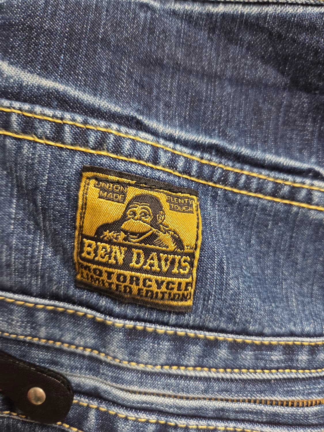 벤 데이비스 블랙라벨/모터사이클 리미티드 에디션 데님 진(XL) 상품이미지3