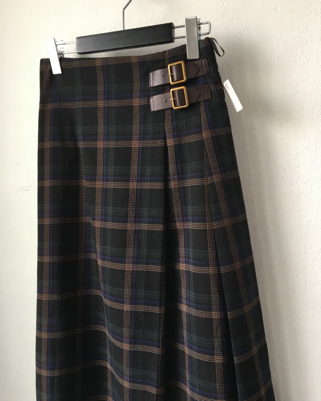 Belted check pattern skirt 상품이미지3