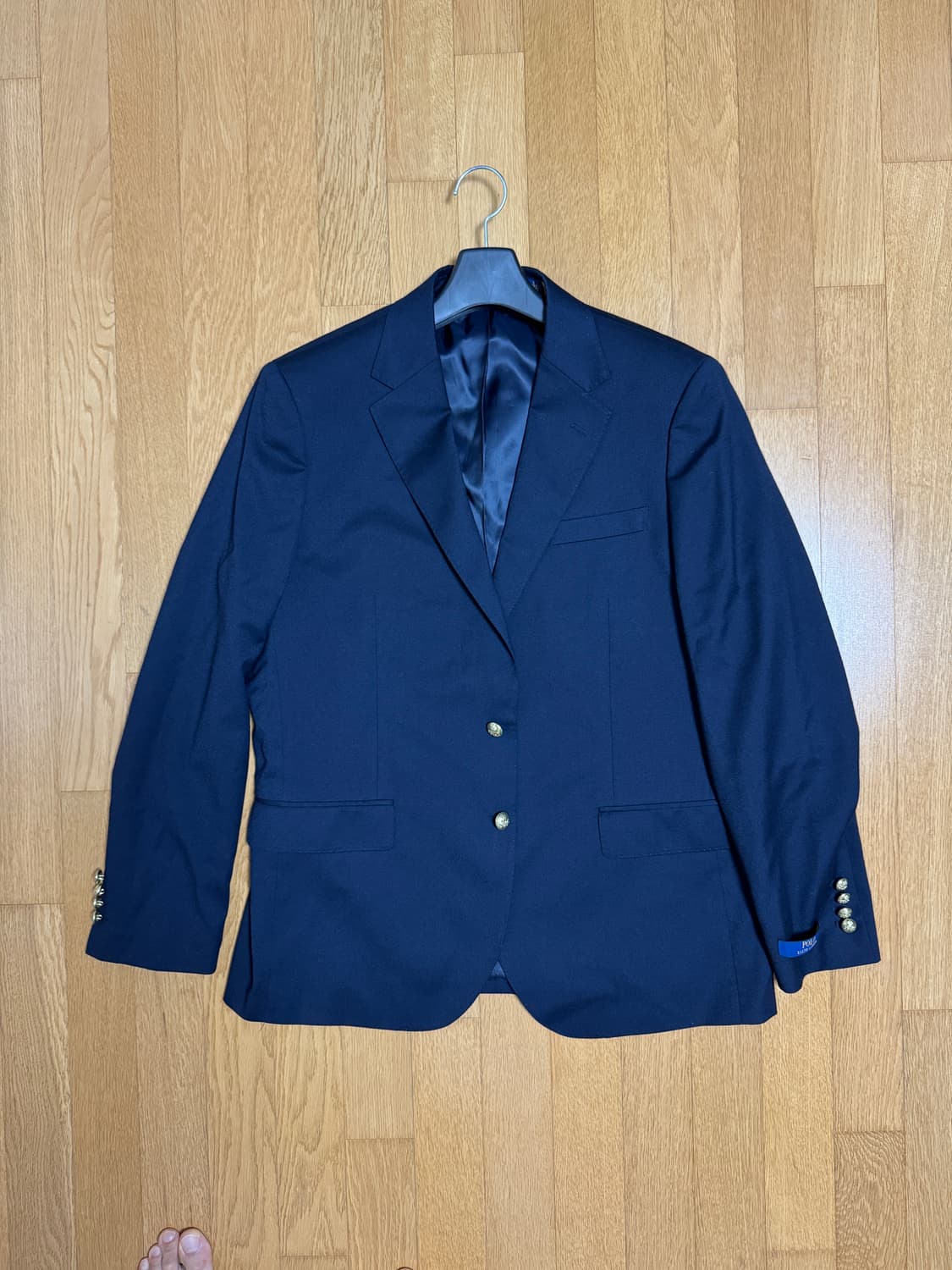 [새상품]폴로 랄프로렌 네이비 금장 개버딘 블레이저 (42R) 상품이미지2