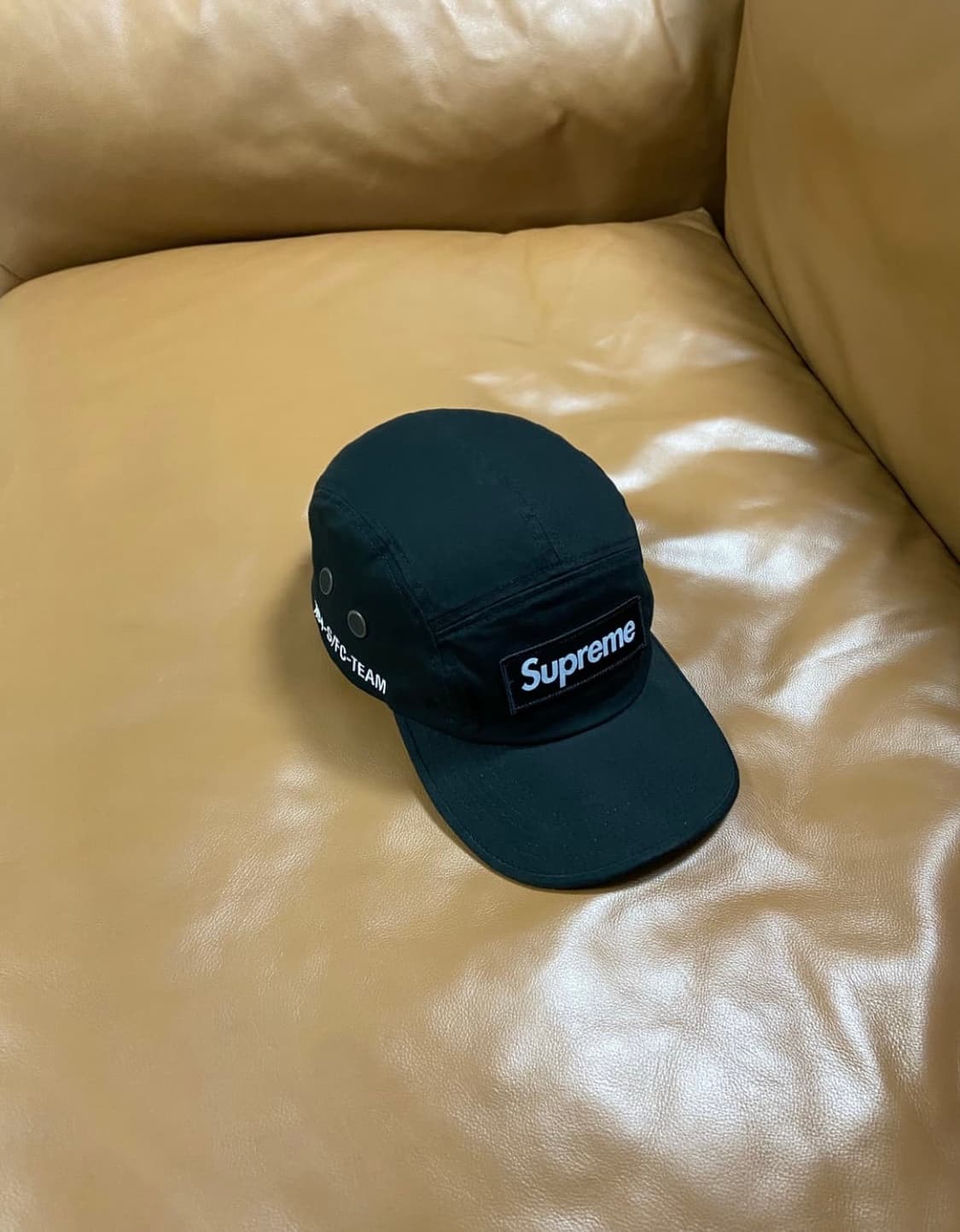 Supreme 슈프림 밀리터리 캠프캡 모자 블랙 상품이미지2
