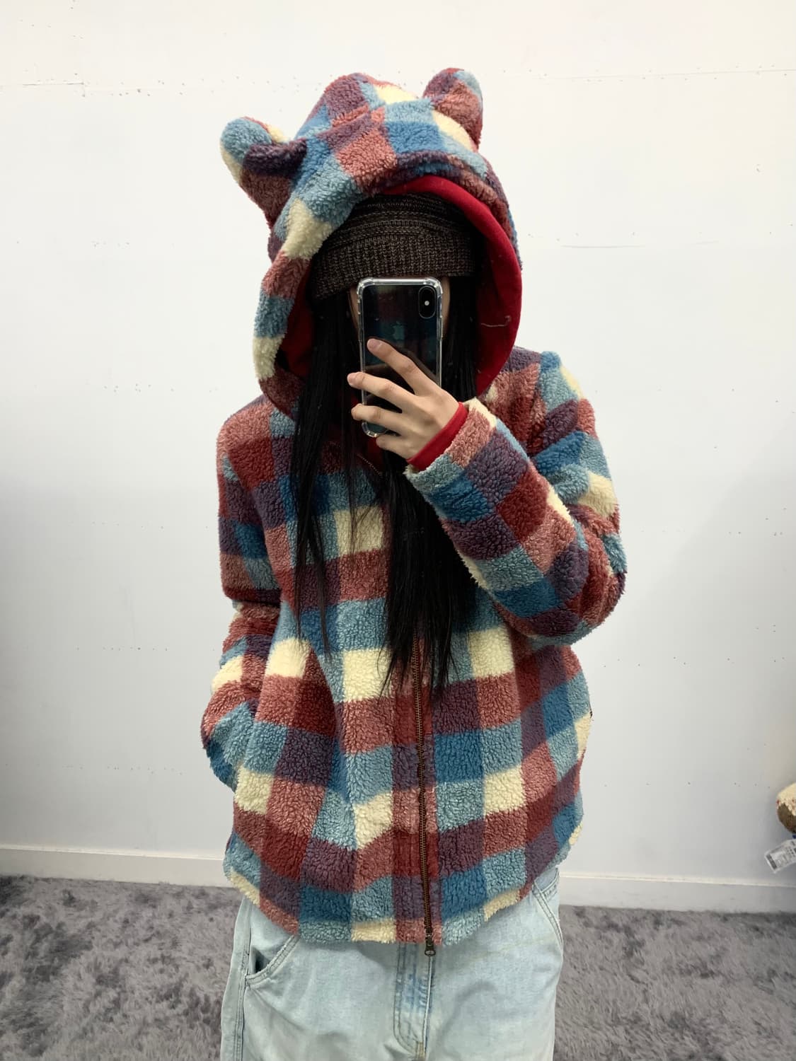 애니멀 플리스 코트 상품이미지1