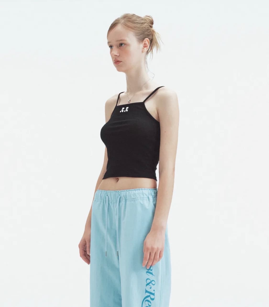 LIGHT LOGO TANK TOP - BLACK 상품이미지2